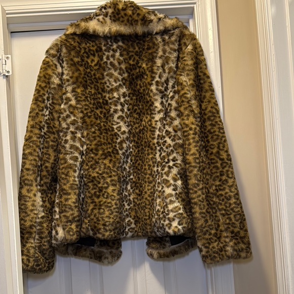 Via Spiga Brown Teddy Jacket with Plush Material and Large Collar - Picture 5 of 5